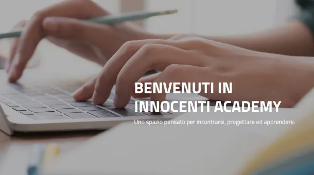 homepage del sito Innocenti Academy
