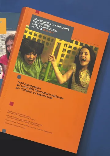 Cover delle Relazioni sulla condizione dell’infanzia e dell’adolescenza in Italia