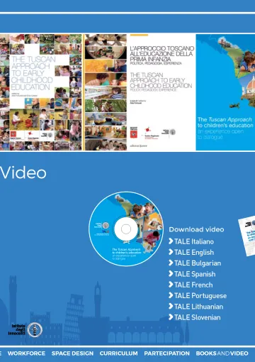 Slides contenente le copertine dei principali prodotti del progetto Tuscan Approach