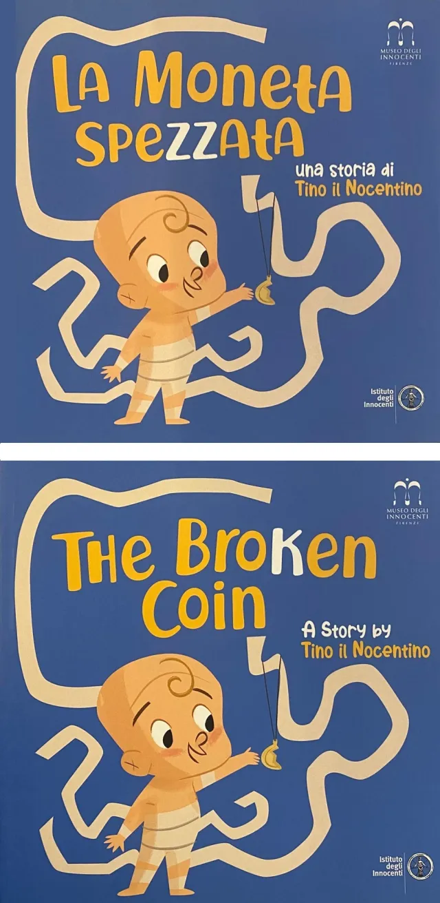 cover book for children The broken coin. A story of Tino il Nocentino
