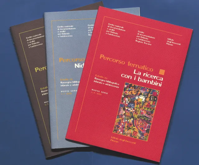 Cover dei Percorsi tematici - supplementi alla Rassegna bibliografica infanzia e adolescenza