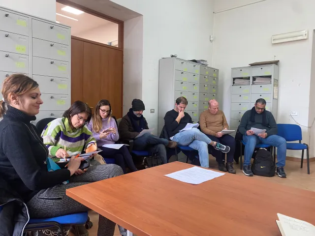 Un laboratorio di una delle comunità di pratiche di ''Educare alla Complessità''