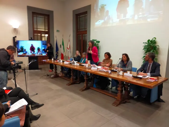 Presentazione del 14esimo rapporto sulla violenza di genere: il tavolo dei relatori