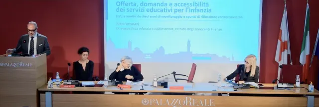 L'intervento di Aldo Fortunati, direttore Area Infanzia e Adolescenza dell'Istituto al convegno "Educazione Zerosei. Diritti e qualità, e accessibilità del sistema integrato" 