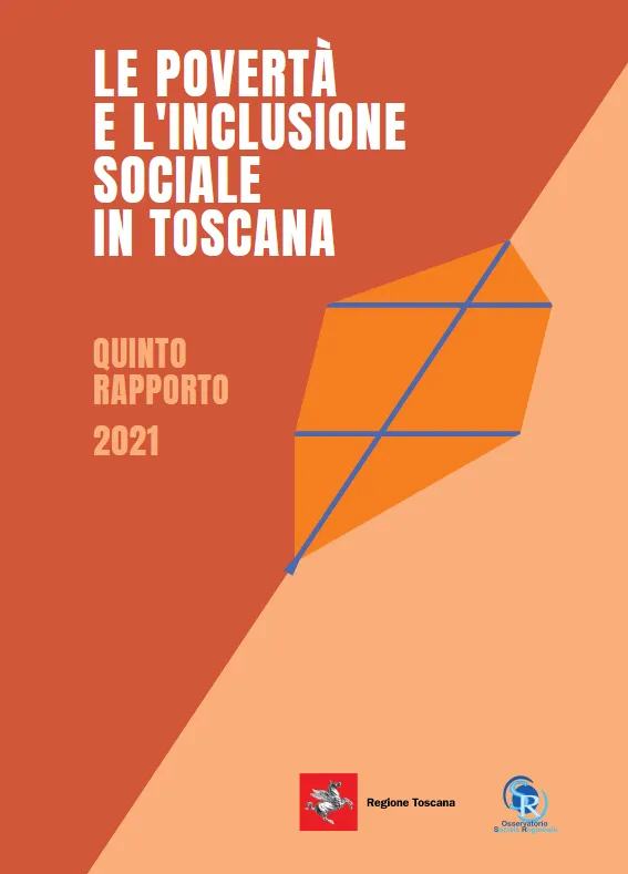 copertina del quinto rapporto sulla povertà e l’inclusione sociale in Toscana