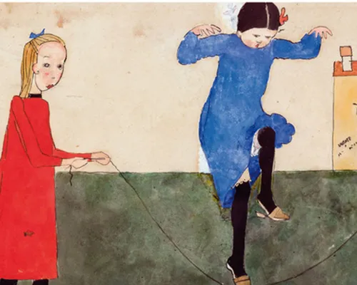 illustrazione della mostra Bambini per sempre! Infanzia e illustrazione nell’arte del primo Novecento