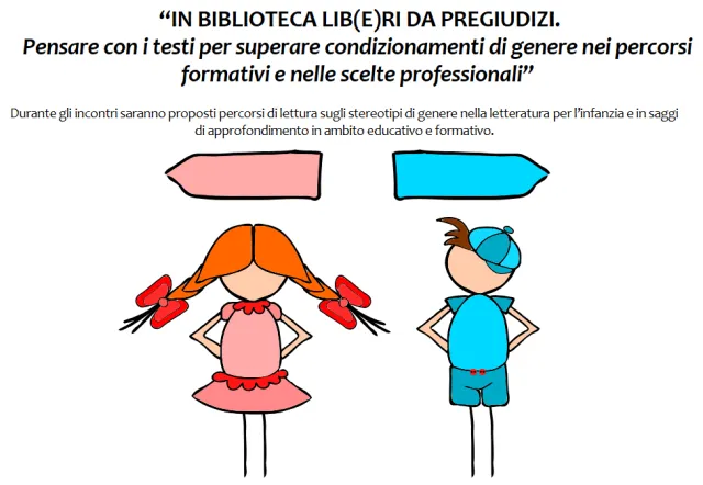 locandina incontro In biblioteca liberi da pregiudizi
