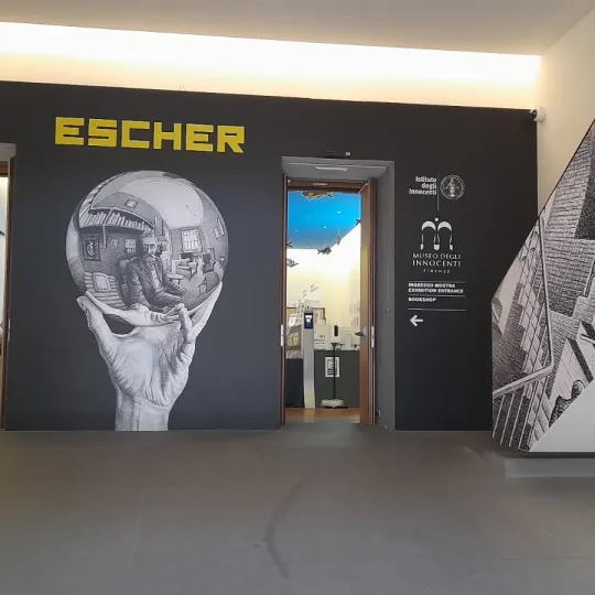 L'ingresso della mostra