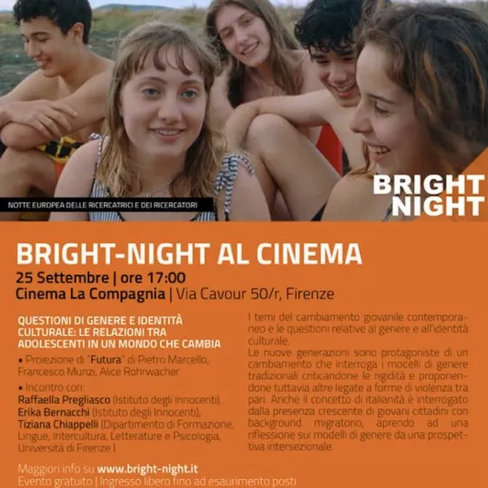 Bright Night al Cinema: l'Istituto protagonista dell'evento del 25 settembre