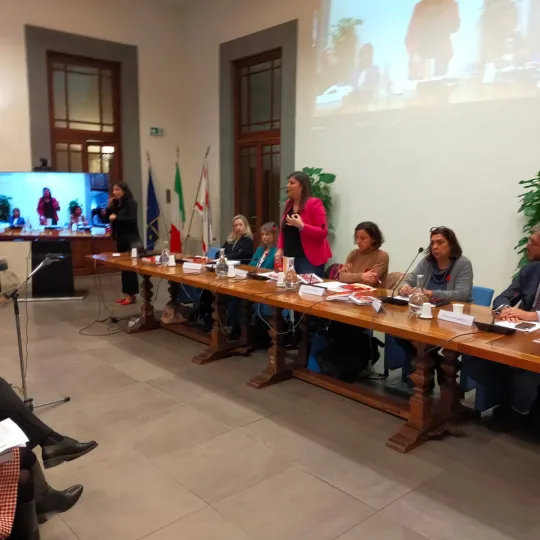 Presentazione del 14esimo rapporto sulla violenza di genere: il tavolo dei relatori