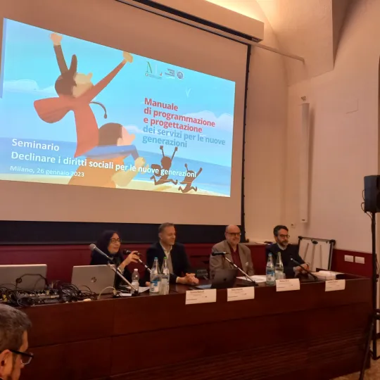Un momento del seminario di disseminazione del Manuale organizzato a Milano