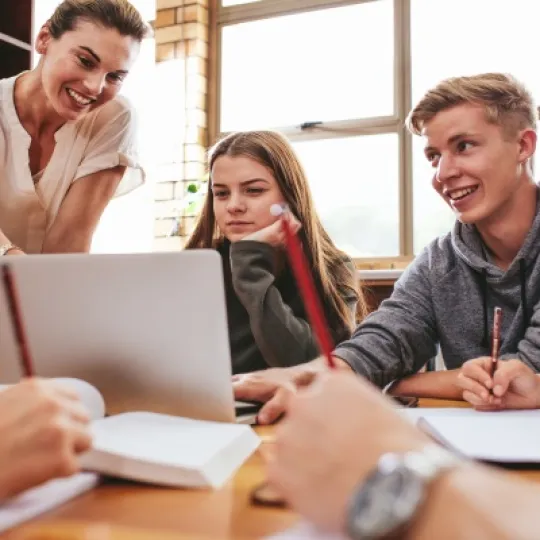 Studenti a lezione