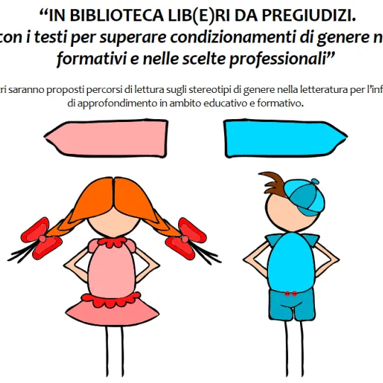 locandina incontro In biblioteca liberi da pregiudizi