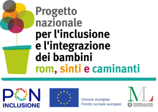 logo del Progetto nazionale per l’inclusione e l’integrazione dei bambini rom, sinti e caminanti