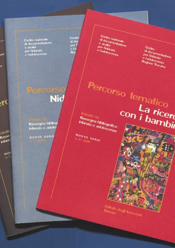 Cover dei Percorsi tematici - supplementi alla Rassegna bibliografica infanzia e adolescenza
