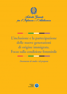 cover del documento di studio sull'Inclusione e partecipazione delle nuove generazioni di origine immigrata