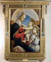 Madonna con bambino del Botticelli